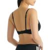 imageAdidas Womens 3 Stripes Active Essentials Cotton Triangle Wrap BraletteBlack