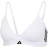 imageAdidas Womens 3 Stripes Active Essentials Cotton Triangle Wrap BraletteWhite