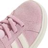 imageadidas BabyBoys Grand Court 20 Elastic Lace ampamp Strap SneakerClear PinkOff WhiteGold Metallic