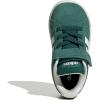 imageadidas BabyBoys Grand Court 20 Elastic Lace ampamp Strap SneakerCollegiate GreenOff WhiteBlack