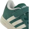 imageadidas BabyBoys Grand Court 20 Elastic Lace ampamp Strap SneakerCollegiate GreenOff WhiteBlack