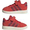 imageadidas BabyBoys Grand Court 20 Elastic Lace ampamp Strap SneakerCollegiate RedCollegiate BurgundyOff White