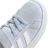 imageadidas BabyBoys Grand Court 20 Elastic Lace ampamp Strap SneakerCrystal SkyWhiteCrystal Sky