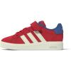 imageadidas BabyBoys Grand Court 20 Elastic Lace ampamp Strap SneakerPure RubyWhiteBright Royal