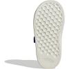 imageadidas BabyBoys Grand Court 20 Elastic Lace ampamp Strap SneakerSemi Lucid BlueOff WhiteBlack