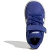 imageadidas BabyBoys Grand Court 20 Elastic Lace ampamp Strap SneakerSemi Lucid BlueOff WhiteBlack