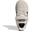 imageadidas BabyBoys Grand Court 20 Elastic Lace ampamp Strap SneakerWonder WhiteBlackWhite