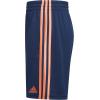 imageadidas Boys Classic 3Stripes ShortsCollegiate Navy With Orange