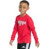 imageadidas Boys Long Sleeve Sport Graphic TeePure Ruby