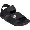 imageadidas Kids Adilette Slide SandalsCore BlackWhiteCore Black