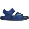 imageadidas Kids Adilette Slide SandalsTeam Royal BlueGreen SparkDark Blue