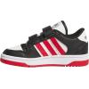 imageadidas Kids Break Start Hook ampamp Loop ShoeBlackTeam Power RedWhite
