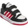 imageadidas Kids Break Start Hook ampamp Loop ShoeBlackTeam Power RedWhite