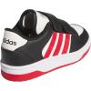 imageadidas Kids Break Start Hook ampamp Loop ShoeBlackTeam Power RedWhite