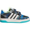 imageadidas Kids Break Start Hook ampamp Loop ShoeBlackWhiteBright Royal