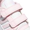 imageadidas Kids Break Start Hook ampamp Loop ShoeClear PinkWhiteCloud White