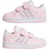 imageadidas Kids Break Start Hook ampamp Loop ShoeClear PinkWhiteCloud White