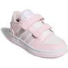 imageadidas Kids Break Start Hook ampamp Loop ShoeClear PinkWhiteCloud White
