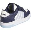 imageadidas Kids Break Start Hook ampamp Loop ShoeCollegiate NavyClear SkyWhite