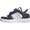 imageadidas Kids Break Start Hook ampamp Loop ShoeCollegiate NavyClear SkyWhite