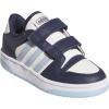 imageadidas Kids Break Start Hook ampamp Loop ShoeCollegiate NavyClear SkyWhite