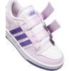 imageadidas Kids Break Start Hook ampamp Loop ShoeIce LavenderWhiteWhite