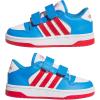 imageadidas Kids Break Start Hook ampamp Loop ShoeLucid Ray BluePure RubyWhite