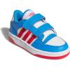 imageadidas Kids Break Start Hook ampamp Loop ShoeLucid Ray BluePure RubyWhite