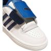 imageadidas Kids Break Start Hook ampamp Loop ShoeOff WhiteDark Blue