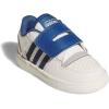 imageadidas Kids Break Start Hook ampamp Loop ShoeOff WhiteDark Blue
