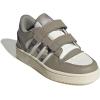 imageadidas Kids Break Start Hook ampamp Loop ShoePutty BeigeOff WhiteGranite