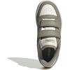 imageadidas Kids Break Start Hook ampamp Loop ShoeSilver PebbleSilver PebbleCloud White