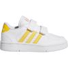 imageadidas Kids Break Start Hook ampamp Loop ShoeWhiteBold GoldWhite