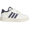 imageadidas Kids Break Start Hook ampamp Loop ShoeWhiteNight IndigoOff White