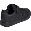 imageadidas Kids Grand Court 20 Elastic Lace ampamp Strap ShoesBlackBlackGrey