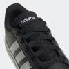 imageadidas Kids Grand Court 20 Elastic Lace ampamp Strap ShoesBlackWhiteBlack