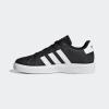 imageadidas Kids Grand Court 20 Elastic Lace ampamp Strap ShoesBlackWhiteBlack