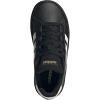 imageadidas Kids Grand Court 20 Elastic Lace ampamp Strap ShoesBlackWhiteGold Metallic