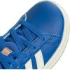 imageadidas Kids Grand Court 20 Elastic Lace ampamp Strap ShoesBright RoyalIvoryWarm Sandstone
