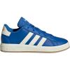 imageadidas Kids Grand Court 20 Elastic Lace ampamp Strap ShoesBright RoyalIvoryWarm Sandstone