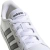 imageadidas Kids Grand Court 20 Elastic Lace ampamp Strap ShoesCloud WhiteCore BlackCore Black