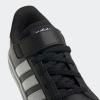 imageadidas Kids Grand Court 20 Elastic Lace ampamp Strap ShoesCore BlackFtwr WhiteCore Black Elastic
