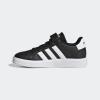 imageadidas Kids Grand Court 20 Elastic Lace ampamp Strap ShoesCore BlackFtwr WhiteCore Black Elastic