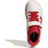 imageadidas Kids Grand Court 20 Elastic Lace ampamp Strap ShoesOff WhiteCollegiate RedBlack