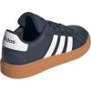 imageadidas Kids Grand Court 20 Elastic Lace ampamp Strap ShoesShadow NavyWhiteGum