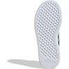 imageadidas Kids Grand Court 20 Elastic Lace ampamp Strap ShoesWhiteBlackWhite