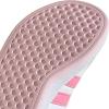 imageadidas Kids Grand Court 20 Elastic Lace ampamp Strap ShoesWhiteBliss PinkClear Pink