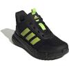imageadidas Kids XPLR Path Elastic Lace ampamp Strap ShoesBlackSolar SlimeSolar Slime