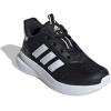 imageadidas Kids XPLR Path Elastic Lace ampamp Strap ShoesBlackWhiteBlack