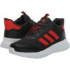 imageadidas Kids XPLR Path Elastic Lace ampamp Strap ShoesCarbonBright RedWhite